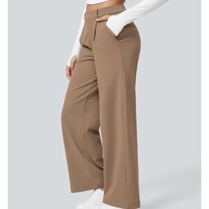 Halara Elegant Tan Women's Wide-Leg Pants